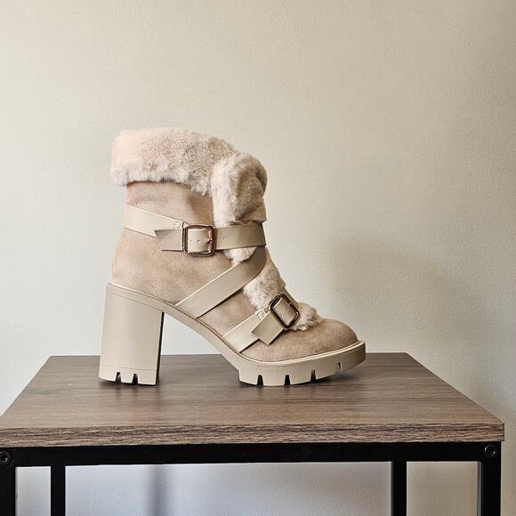 INC International Concepts Women's  Bemie Faux Fur Winter Boots Size 8 NWT - Picture 2 of 6